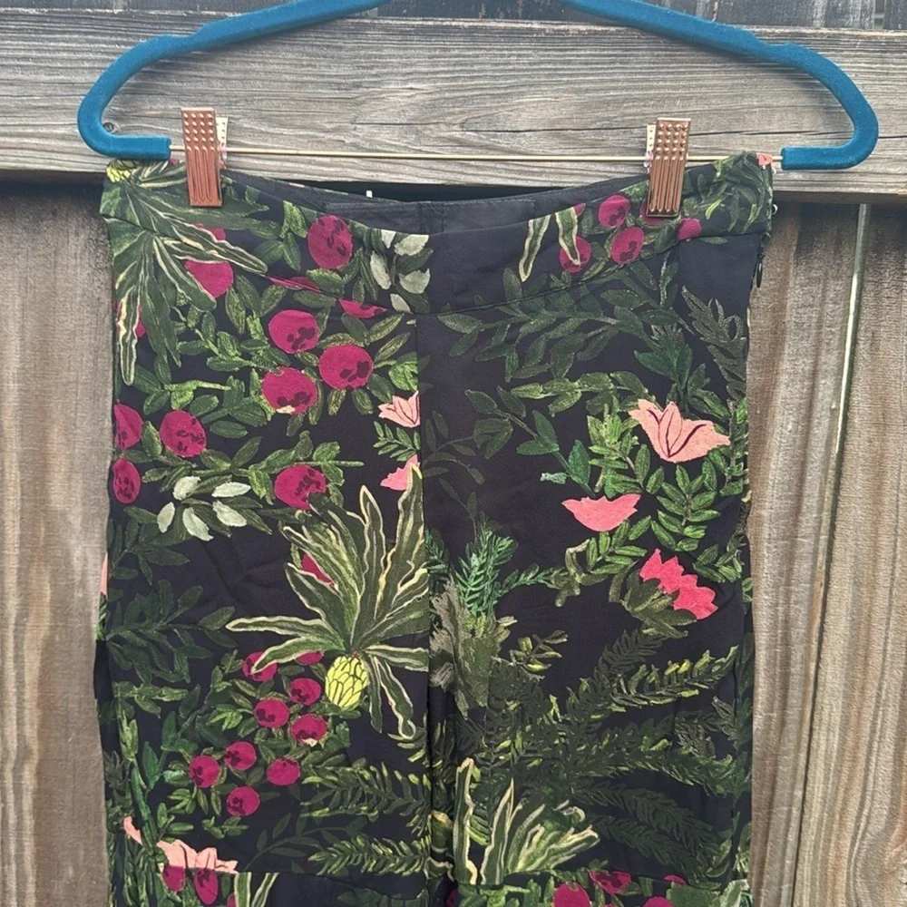 Prints by Radhika Jaipur, multi colored flared pants, size 28